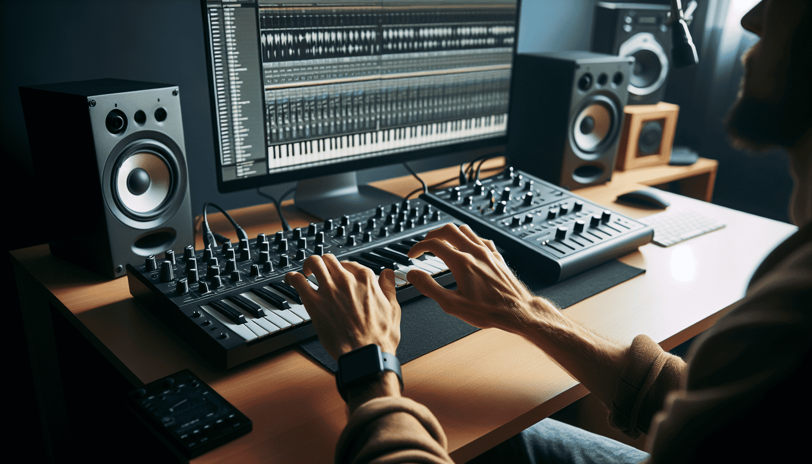 Sound designer at work